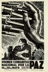 Poster for the First National Peace Congress, Mexico, 16-20 May 1951